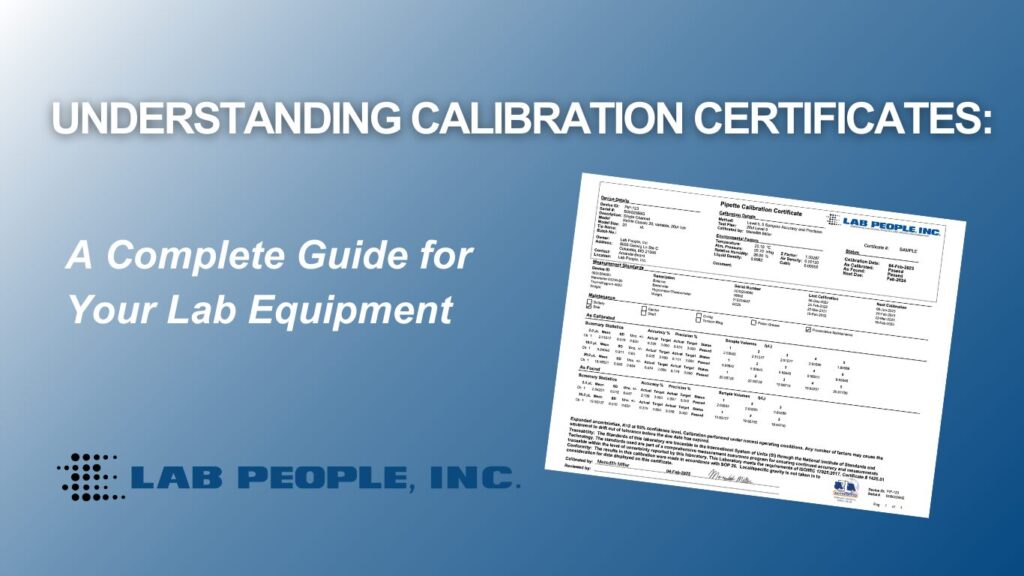 Understanding Calibration Certificates